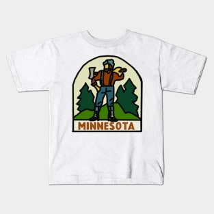 Minnesota Bunyan Decal Kids T-Shirt